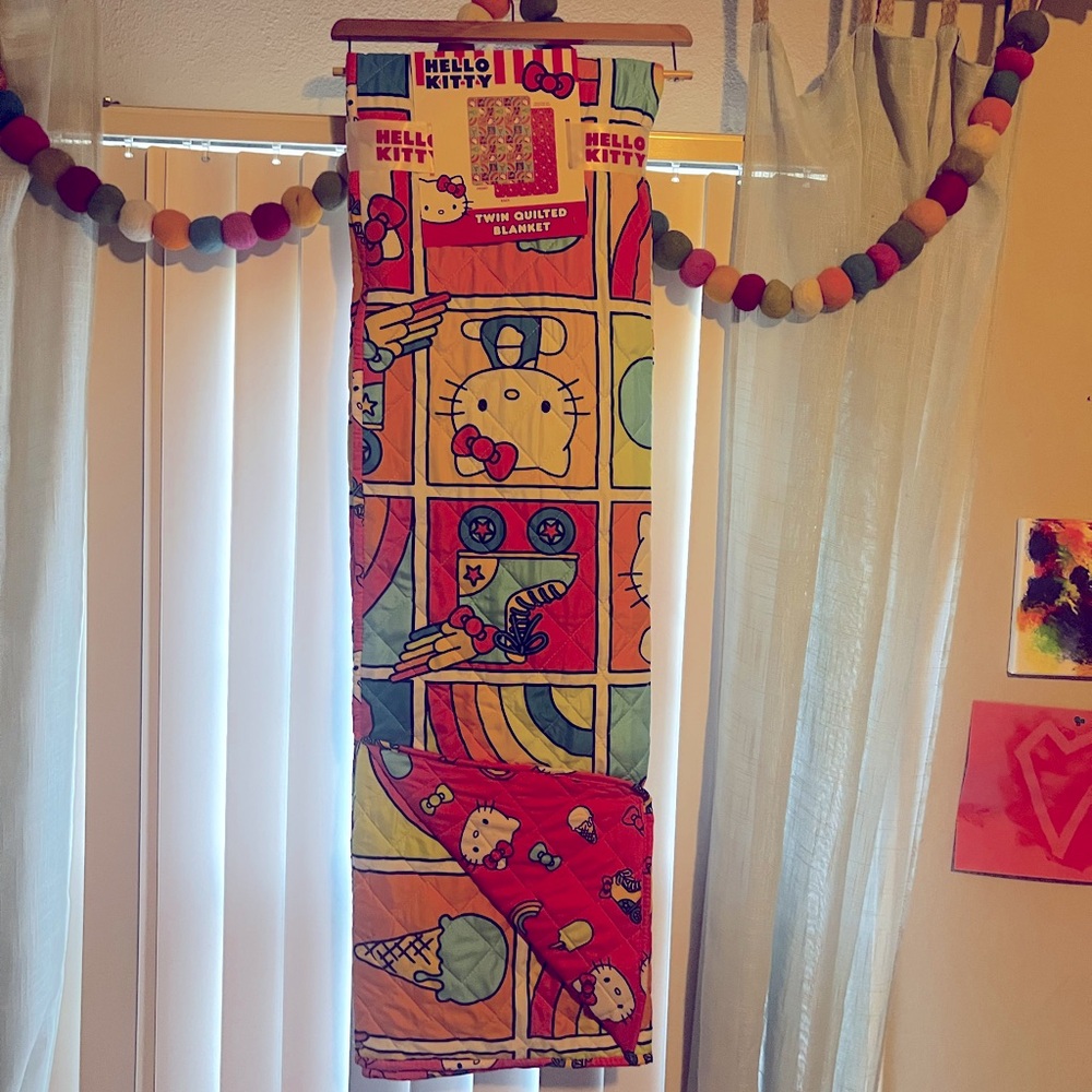 Twin Hello Kitty Quilt